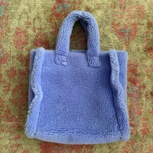 Stand Studio Purple Teddy Shopper Bag